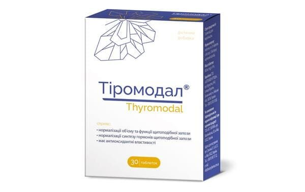 Тіромодал таблетки №30 (10х3)