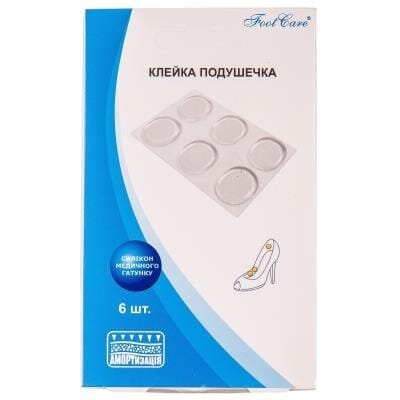 Подушечки клейкі Foot Care SG-802 від натирань, розмір універсальний, 6 штук