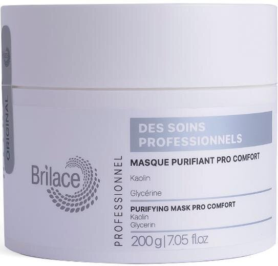 Маска для обличчя Brilace Des Soins Professionnels Purifying Masque Purifiant Pro Comfort очищуюча про-комфорт, 200 мл