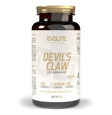 Кіготь Диявола Evolite Nutrition Devil's Claw 500 мг, 100 капсул