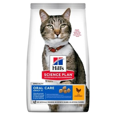 Корм сухий Hill's Science Plan Feline Adult Oral Care догляд за зубами для кішок, 1,5 кг