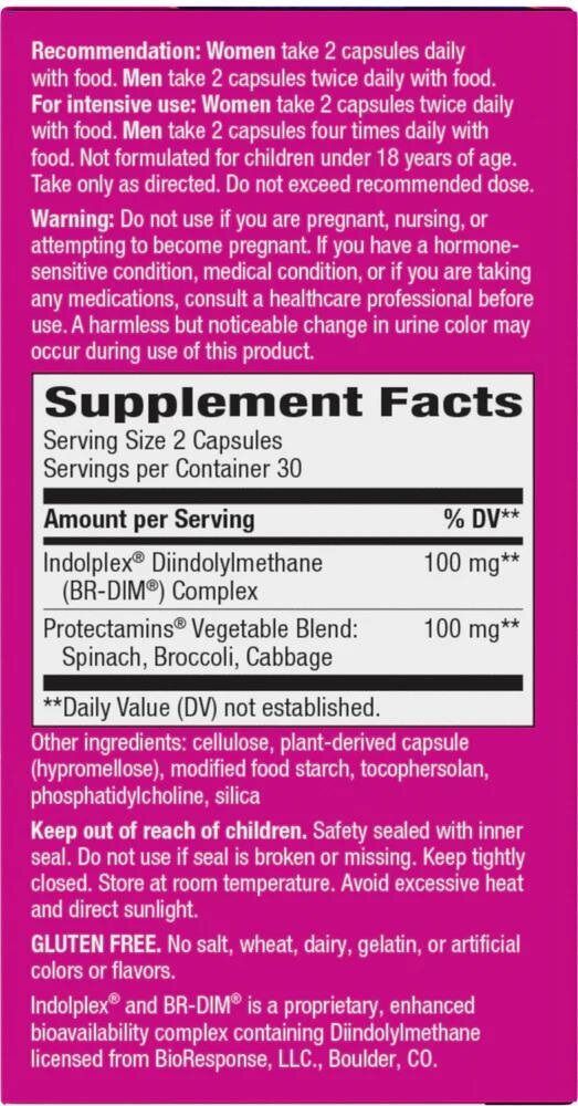 Метаболізм естрогенів DIM-Plus Nature's Way DIM-Plus Estrogen Metabolism, 60 вегетаріанських капсул