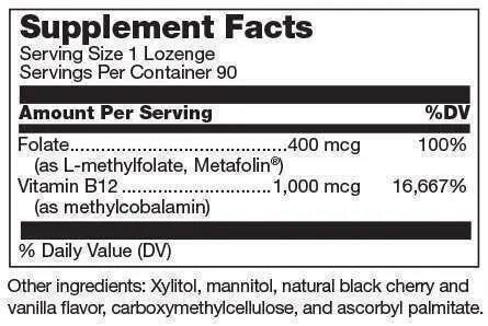 Метил В12 плюс Douglas Laboratories Methyl B12 Plus, 90 жувальних таблеток