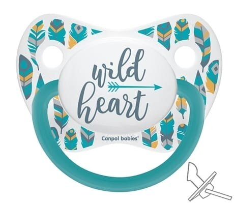 Пустушка силіконова Canpol Babies Wild Nature анатомічна 23/285_tur, 0-6 місяців, 1 шт