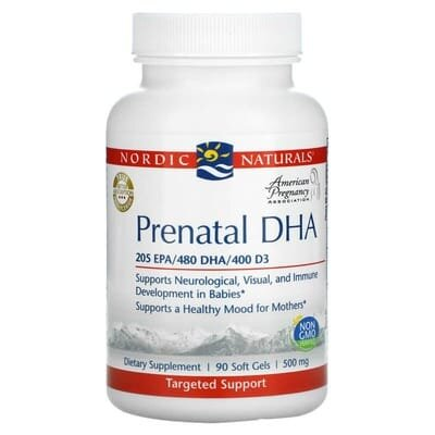 Вітаміни Nordic Naturals Prenatal DHA, для вагітних, 90 м'яких капсул
