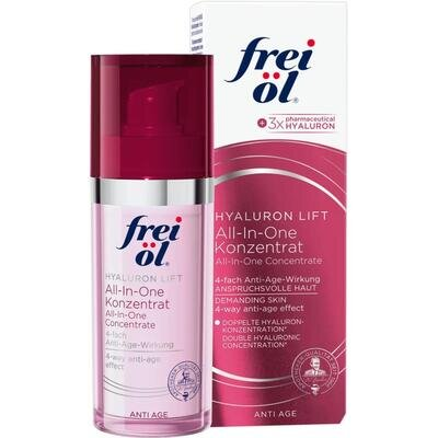 Концентрат для обличчя Frei Ol Hyaluron Lift антивіковий все в одному, 30 мл