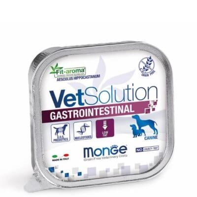Корм вологий для собак Monge VetSolutions Gastrointestinal при захворюваннях шлунково-кишкового тракту, 150 г