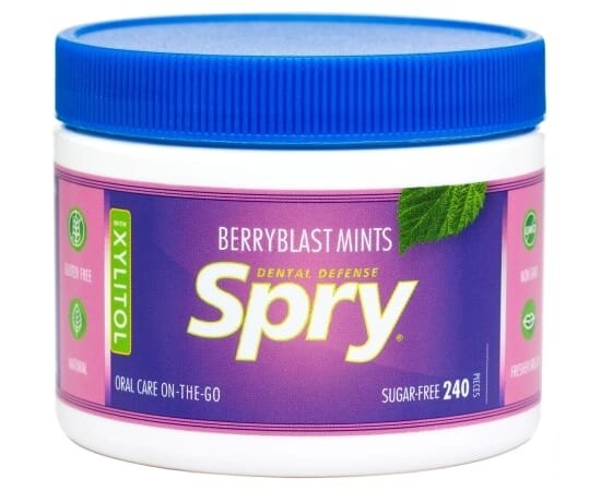 Драже Spry Натуральні ягідний вибух та ксилітом, 240 штук