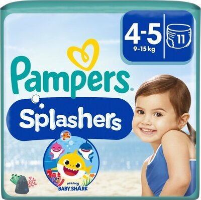 Підгузки-трусики Pampers Splashers розмір 4-5, 9-15 кг, для плавання, 11 шт