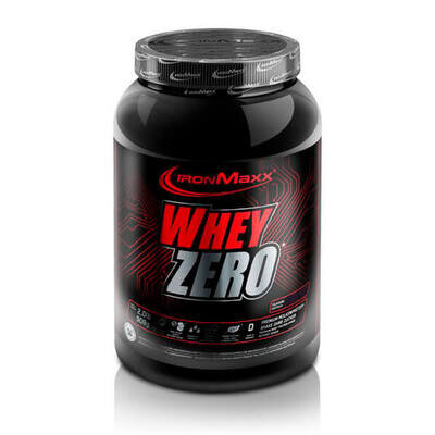 Протеїн IronMaxx Whey Zero Полуниця, 908 г (банка)