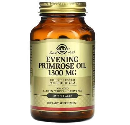 Примули вечірньої олія Solgar Evening Primrose Oil 1300 мг м'які капсули №60