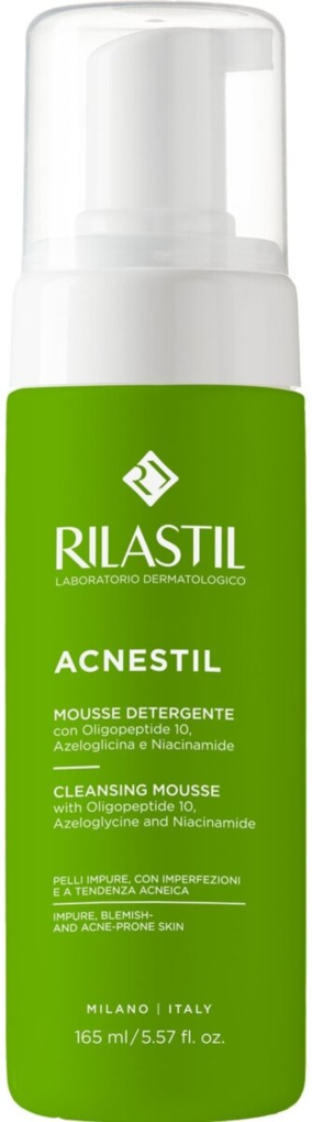 Мус Rilastil Acnestil делікатний очищуючий для шкіри обличчя схильною до акне, 150 мл