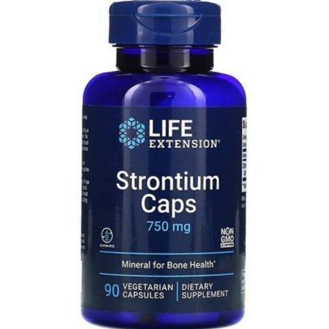 Стронцій Life Extension Strontium, 90 веганських капсул