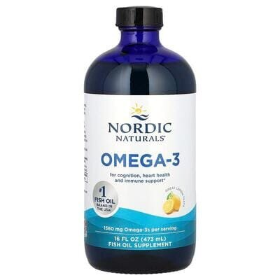 Омега-3 Nordic Naturals Omega-3 1560 мг, лимон, 473 мл