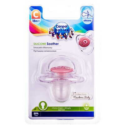 Пустушка силіконова Canpol Babies Newborn baby кругла 22/564, 18+ місяців, 1 шт