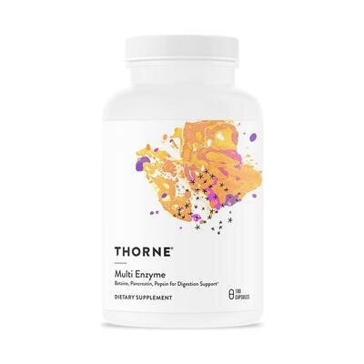 Травні ферменти (Бетаїн/Пепсин/Панкреатин) Thorne Research Multi Enzyme капсули №180
