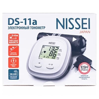 Тонометр Nissei DS-11a автоматичний з мережевим адаптером