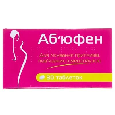 Аб'юфен таблетки по 400 мг №30 (15х2)