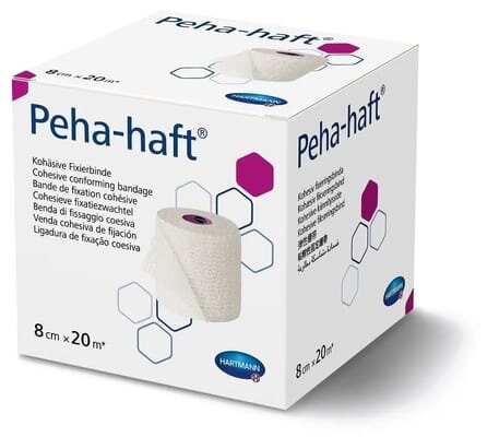 Бинт когезивний Peha-haft фіксуючий 8 см х 20 м