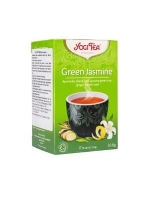 Чай Yogi Tea "Зелений жасмин", 17 пакетиків