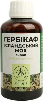 Гербікаф Fidem Pharm Ісландський мох сироп по 200 мл у флак.