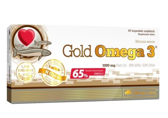 Жирні кислоти Olimp Gold Omega-3 (65%), 60 капсул