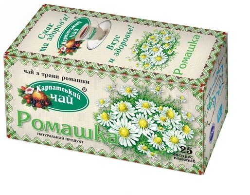 Фіточай Карпатська лічниця Ромашка по 1,0 г в філ.-пак. №25