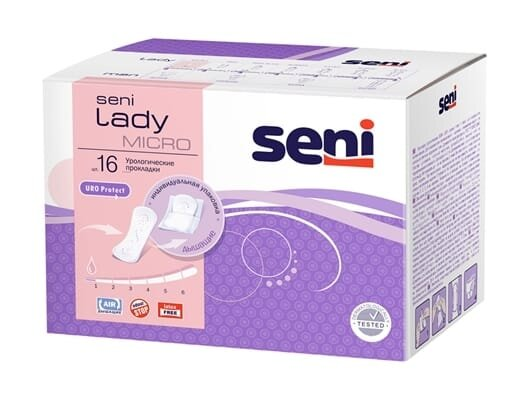 Прокладки урологічні Seni Lady micro, 16 штук