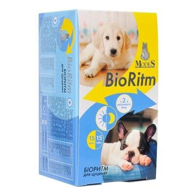 БіоРитм ModeS BioRitm Полівітамінний комплекс для цуценят, 30 таблеток