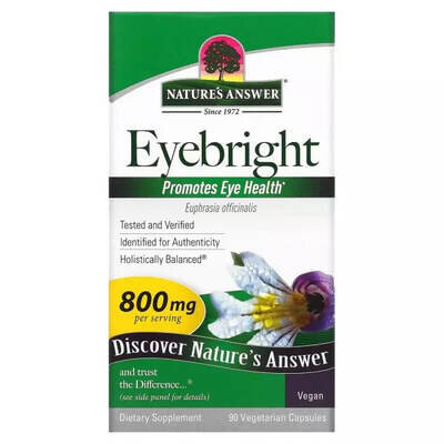 Очанка Nature's Answer Eyebright 800 мг, 90 вегетаріанських капсул