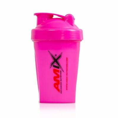 Шейкер Amix Nutrition Mini Shaker неоновий рожевий, 400 мл
