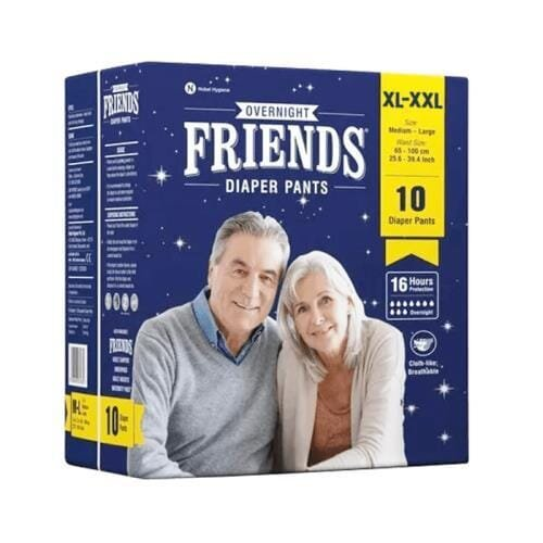 Підгузки-трусики для дорослих Friends Overnight, розмір XL, 10 штук