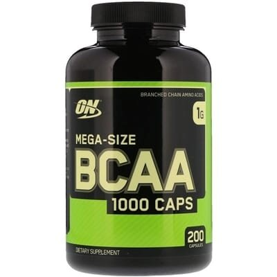 Амінокислота Optimum Nutrition BCAA 1000 Mega-Size, 200 капсул