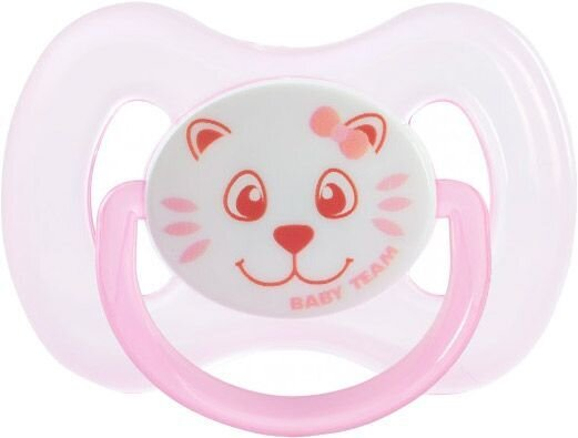 Пустушка силіконова Baby Team 3103 класична, від 0 місяців, 1 шт