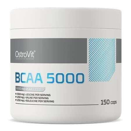 Амінокислоти Ostrovit BCAA 5000, 150 капсул