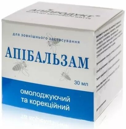 Апібальзам Апіпродукт омолоджуючий та корекційний, 30 мл