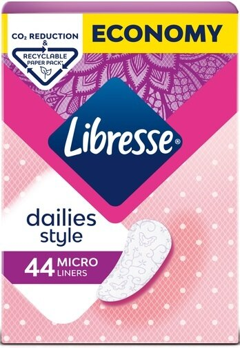 Прокладки щоденні гігієнічні Libresse Dailies Style Micro, 44 шт