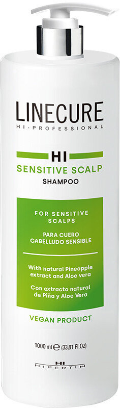 Шампунь Hipertin Linecure Sensitive Scalp для чутливої ??шкіри голови, 1000 мл