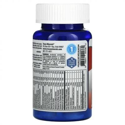 Вітамінно-мінеральний комплекс для дітей Trace Minerals Complete Multi Children's Chewable зі смаком вишні, 60 жувальних таблеток