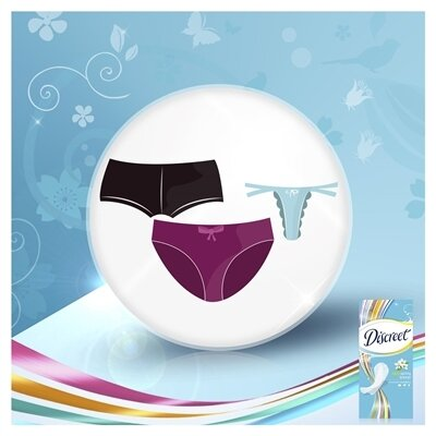 Прокладки щоденні Discreet Deo Spring Breeze Multiform, 100 штук