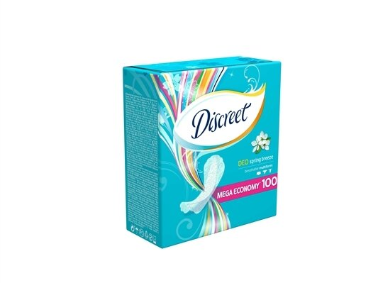 Прокладки щоденні Discreet Deo Spring Breeze Multiform, 100 штук