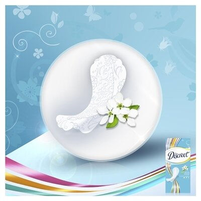 Прокладки щоденні Discreet Deo Spring Breeze Multiform, 100 штук