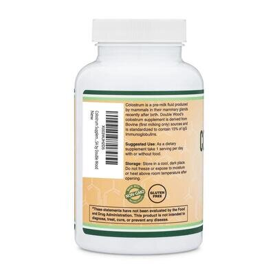 Молозиво Double Wood Colostrum 1000 мг, 120 капсул
