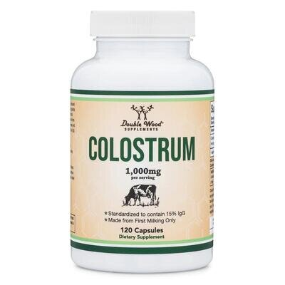 Молозиво Double Wood Colostrum 1000 мг, 120 капсул