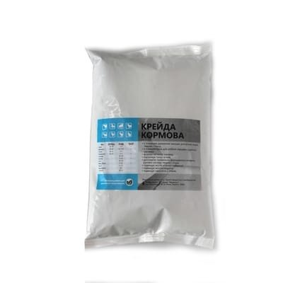 Крейда кормова (ДЛЯ ТВАРИН), 1 кг