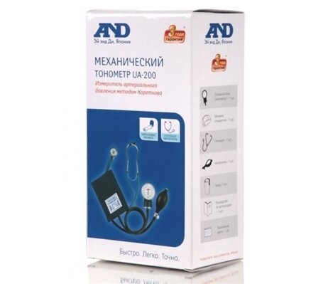 Тонометр AND UA-200 механічний зі стетоскопом