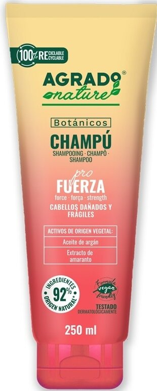 Шампунь Agrado Nature Botanical Pro Strength професійна сила, 250 мл