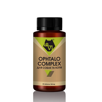 Офтало Комплекс для собак та котів LeVi 500 mg, 60 таблеток
