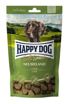 Ласощі м'які Happy Dog Soft Snack Neuseeland для собак зі смаком ягня та рис, 100 г, 60684
