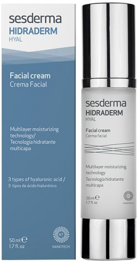 Крем для обличчя Sesderma Hidraderm Hyal зволожуючий для всіх типів шкіри, 50 мл